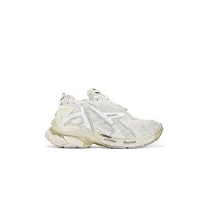 BALENCIAGA Runner Sneakers in White 45 New with box Mens Athletic Shoes
